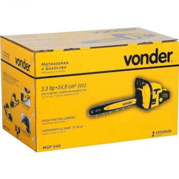 MOTOSSERRA  A GASOLINA 54,6CC - MGP546 VONDER MOTOSSERRA  A GASOLINA 54,6CC - MGP546 VONDER