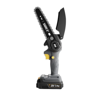 MOTOSSERRA / CORTADOR DE GALHOS 21V SABRE DE 6" 15CM COM UMA BATERIA DE 2AH, CARREGADOR BIVOLT E MALETA K21 S01 - FW009464 WAP