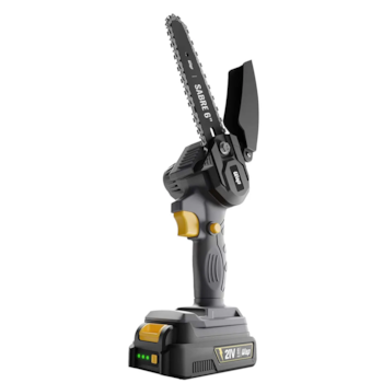 MOTOSSERRA / CORTADOR DE GALHOS 21V SABRE DE 6" 15CM COM UMA BATERIA DE 2AH, CARREGADOR BIVOLT E MALETA K21 S01 - WAP
