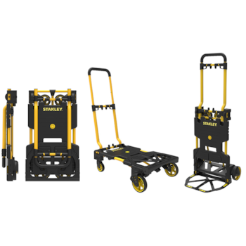 MULTI CARRO PARA TRANSPORTE DE CARGA 2 EM 1 DOBRÁVEL 70 A 137KG - STST98375L-BR STANLEY MULTI CARRO PARA TRANSPORTE DE CARGA 2 EM 1 DOBRÁVEL 70 A 137KG - STST98375L-BR STANLEY