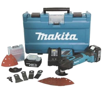 MULTICORTADORA  A BATERIA 18V 3.0AH DTM51RFEX2 MAKITA Voltagem:BIVOLT MULTICORTADORA  A BATERIA 18V 3.0AH DTM51RFEX2 MAKITA Voltagem:BIVOLT