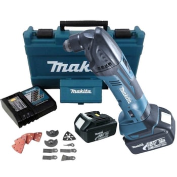 MULTICORTADORA  A BATERIA DE LITIO DE 18V 3.0AH DTM50RFEX2 MAKITA Voltagem:220V MULTICORTADORA  A BATERIA DE LITIO DE 18V 3.0AH DTM50RFEX2 MAKITA Voltagem:220V