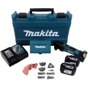MULTICORTADORA  A BATERIA DE LITIO DE 18V 3.0AH DTM50RFEX2 MAKITA Voltagem:220V MULTICORTADORA  A BATERIA DE LITIO DE 18V 3.0AH DTM50RFEX2 MAKITA Voltagem:220V