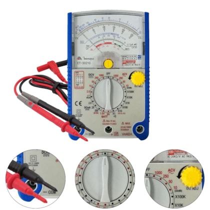 MULTÍMETRO ANALÓGICO PORTÁTIL - ET-3021C MINIPA