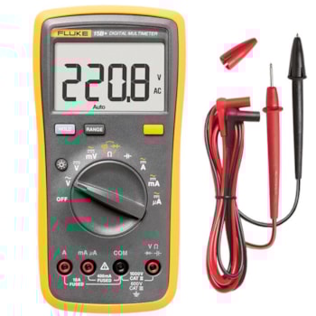 MULTÍMETRO DIGITAL 1000V CATIII 15B+ - 4404210 FLUKE MULTÍMETRO DIGITAL 1000V CATIII 15B+ - 4404210 FLUKE