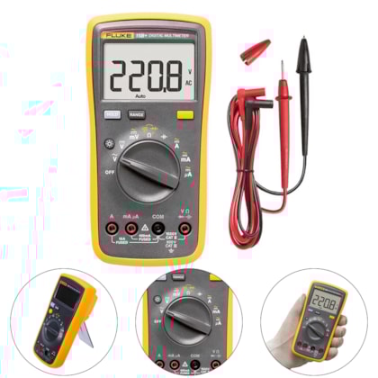 MULTÍMETRO DIGITAL 1000V CATIII 15B+ - 4404210 FLUKE MULTÍMETRO DIGITAL 1000V CATIII 15B+ - 4404210 FLUKE