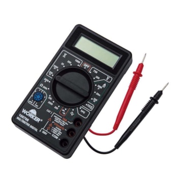 MULTÍMETRO DIGITAL - 100706 WORKER MULTÍMETRO DIGITAL - 100706 WORKER