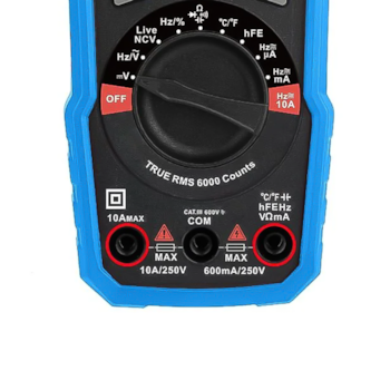 MULTIMETRO DIGITAL 600V AC / DC TRUE-RMS CAT III 600V COM DETECTOR DE TENSAO SEM CONTATO - ET-1505A MINIPA