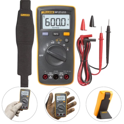 MULTIMETRO DIGITAL CAT III  600V AC/DC - 107  FLUKE MULTIMETRO DIGITAL CAT III  600V AC/DC - 107  FLUKE
