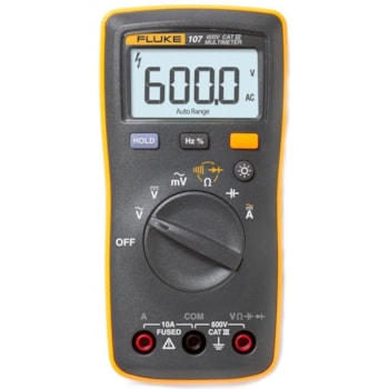 MULTIMETRO DIGITAL CAT III  600V AC/DC - 107  FLUKE MULTIMETRO DIGITAL CAT III  600V AC/DC - 107  FLUKE