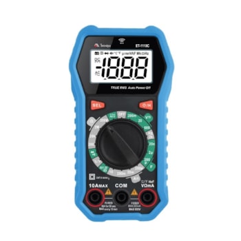 MULTIMETRO DIGITAL CAT III 600V - MINIPA ET-1110C