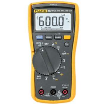 MULTÍMETRO DIGITAL COM DETECTOR DE TENSÃO TRUE RMS - 117 FLUKE MULTÍMETRO DIGITAL COM DETECTOR DE TENSÃO TRUE RMS - 117 FLUKE