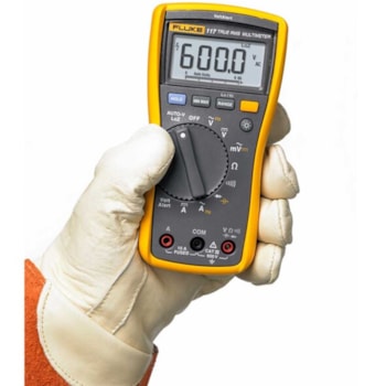 MULTÍMETRO DIGITAL COM DETECTOR DE TENSÃO TRUE RMS - 117 FLUKE MULTÍMETRO DIGITAL COM DETECTOR DE TENSÃO TRUE RMS - 117 FLUKE
