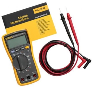 MULTÍMETRO DIGITAL COM DETECTOR DE TENSÃO TRUE RMS - 117 FLUKE