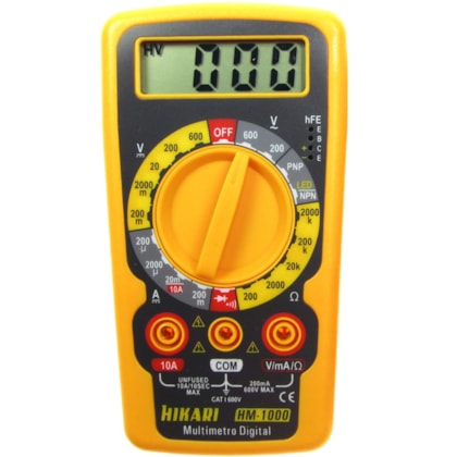 MULTIMETRO DIGITAL HM-1000 - HIKARI MULTIMETRO DIGITAL HM-1000 - HIKARI