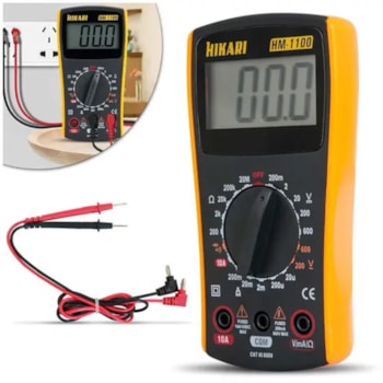 MULTIMETRO DIGITAL HM-1100 - 21N138 HIKARI MULTIMETRO DIGITAL HM-1100 - 21N138 HIKARI