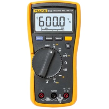 MULTÍMETRO DIGITAL PORTÁTIL TRUE RMS CAT III 115 - 4228698 FLUKE MULTÍMETRO DIGITAL PORTÁTIL TRUE RMS CAT III 115 - 4228698 FLUKE
