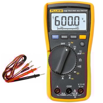 MULTÍMETRO DIGITAL PORTÁTIL TRUE RMS CAT III 115 - 4228698 FLUKE MULTÍMETRO DIGITAL PORTÁTIL TRUE RMS CAT III 115 - 4228698 FLUKE