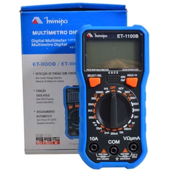 MULTIMETRO DIGITAL TRUE RMS - ET-1100B MINIPA MULTIMETRO DIGITAL TRUE RMS - ET-1100B MINIPA