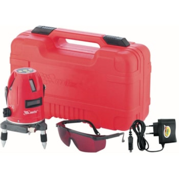 NÍVEL À LASER AUTOMÁTICO 5 LINHAS COM MALETA E ÓCULOS - 350359 MTX NÍVEL À LASER AUTOMÁTICO 5 LINHAS COM MALETA E ÓCULOS - 350359 MTX