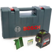 NÍVEL A LASER DE 3 LINHAS VERDE 360° GLL380G - 0601063Y00 BOSCH