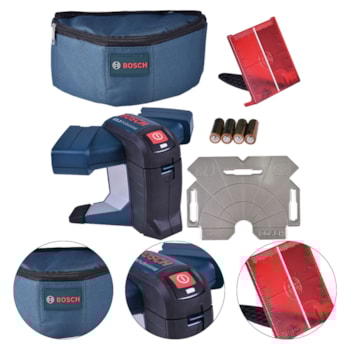 NÍVEL A LASER PARA AZULEJOS 20 METROS 3 LINHAS GTL 3 - 601015200 BOSCH NÍVEL A LASER PARA AZULEJOS 20 METROS 3 LINHAS GTL 3 - 601015200 BOSCH