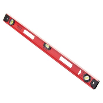 NÍVEL DE ALUMÍNIO FERROVIÁRIO 24" 600MM 2 BOLHAS E 1 ROTATIVA REFORÇADO - 340069 MTX NÍVEL DE ALUMÍNIO FERROVIÁRIO 24" 600MM 2 BOLHAS E 1 ROTATIVA REFORÇADO - 340069 MTX