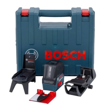 NÍVEL LASER VERMELHO PROFESSIONAL 15 M COM MALETA - GCL 2-15 BOSCH