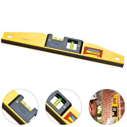 NÍVEL MAGNÉTICO 14" 360MM EM ALUMÍNIO COM 2 AMPOLAS - 43105014 TRAMONTINA NÍVEL MAGNÉTICO 14" 360MM EM ALUMÍNIO COM 2 AMPOLAS - 43105014 TRAMONTINA