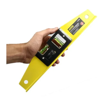 NIVEL TRAPEZOIDAL MAGNETICO 14" 355MM DE ALUMINIO COM 2 BOLHAS - STANLEY