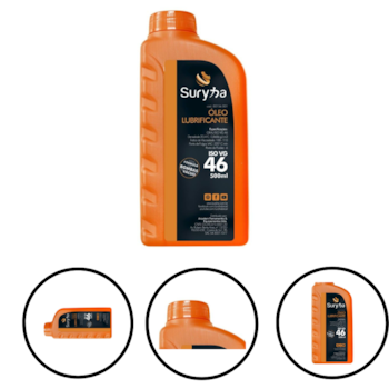 ÓLEO LUBRIFICANTE ISO VG 46 500ML - 80156.001 SURYHA ÓLEO LUBRIFICANTE ISO VG 46 500ML - 80156.001 SURYHA