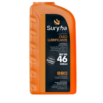 ÓLEO LUBRIFICANTE ISO VG 46 500ML - 80156.001 SURYHA ÓLEO LUBRIFICANTE ISO VG 46 500ML - 80156.001 SURYHA