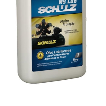 ÓLEO LUBRIFICANTE MINERAL PARA COMPRESSORES 1 LITRO MS LUB - 010.0011-0 SCHULZ ÓLEO LUBRIFICANTE MINERAL PARA COMPRESSORES 1 LITRO MS LUB - 010.0011-0 SCHULZ