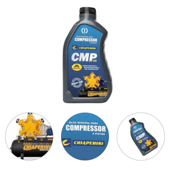 OLEO MINERAL LUBRIFICANTE 1L CMP AW 150 PARA COMPRESSOR E LAVADORA DE PISTAO - CHIAPERINI