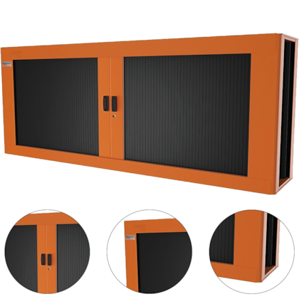 PAINEL PARA FERRAMENTAS COM PERSIANA HORIZONTAL LARANJA - 44953008 TRAMONTINA PRO PAINEL PARA FERRAMENTAS COM PERSIANA HORIZONTAL LARANJA - 44953008 TRAMONTINA PRO