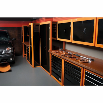 PAINEL PARA FERRAMENTAS COM PERSIANA HORIZONTAL LARANJA - 44953008 TRAMONTINA PRO PAINEL PARA FERRAMENTAS COM PERSIANA HORIZONTAL LARANJA - 44953008 TRAMONTINA PRO