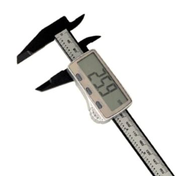 PAQUIMETRO DIGITAL 6" 150MM FIBRA CARBONO - 1,0019 ZAAS PAQUIMETRO DIGITAL 6" 150MM FIBRA CARBONO - 1,0019 ZAAS