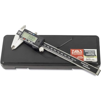 PAQUÍMETRO DIGITAL UNIVERSAL 150 MM AÇO INOX - 01,0004 ZAAS PAQUÍMETRO DIGITAL UNIVERSAL 150 MM AÇO INOX - 01,0004 ZAAS