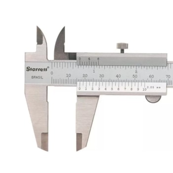 PAQUIMETRO INOX FOSCO 200 X 0,05MM - 1/128"  STARRETT PAQUIMETRO INOX FOSCO 200 X 0,05MM - 1/128"  STARRETT