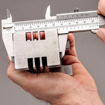 PAQUIMETRO INOX FOSCO 200 X 0,05MM - 1/128"  STARRETT PAQUIMETRO INOX FOSCO 200 X 0,05MM - 1/128"  STARRETT