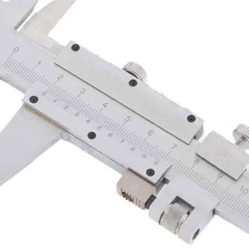 Paquimetro Metalico 300m Com Medidor De Profundidade - MTX 3163459 Paquimetro Metalico 300m Com Medidor De Profundidade - MTX 3163459