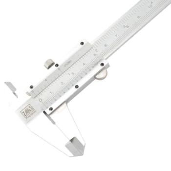 PAQUÍMETRO UNIVERSAL ANALÓGICO 150mm/6" 0,05mm - 1,0001 ZAAS PAQUÍMETRO UNIVERSAL ANALÓGICO 150mm/6" 0,05mm - 1,0001 ZAAS