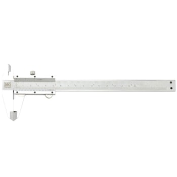 PAQUÍMETRO UNIVERSAL ANALÓGICO 150mm/6" 0,05mm - 1,0001 ZAAS PAQUÍMETRO UNIVERSAL ANALÓGICO 150mm/6" 0,05mm - 1,0001 ZAAS