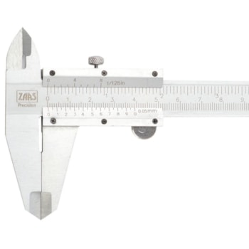 PAQUIMETRO UNIVERSAL ANALOGICO 200 MM 8" 0,05 MM - 1,0003 ZAAS PAQUIMETRO UNIVERSAL ANALOGICO 200 MM 8" 0,05 MM - 1,0003 ZAAS