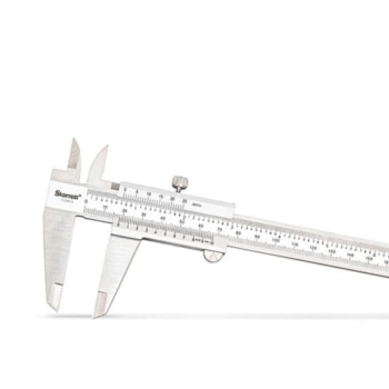 PAQUÍMETRO UNIVERSAL INOX FOSCO 150 X 0,05MM 1/128" - 125MEB-6.150 STARRETT