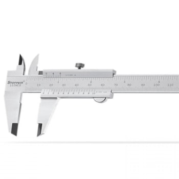 PAQUÍMETRO UNIVERSAL SÉRIE 125 INOX FOSCO 300 X 0,02MM - 0,001" - 125MEA-12/300 STARRETT PAQUÍMETRO UNIVERSAL SÉRIE 125 INOX FOSCO 300 X 0,02MM - 0,001" - 125MEA-12/300 STARRETT