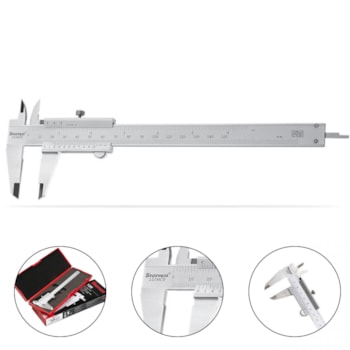 PAQUÍMETRO UNIVERSAL SÉRIE 125 INOX FOSCO 300 X 0,02MM - 0,001" - 125MEA-12/300 STARRETT PAQUÍMETRO UNIVERSAL SÉRIE 125 INOX FOSCO 300 X 0,02MM - 0,001" - 125MEA-12/300 STARRETT