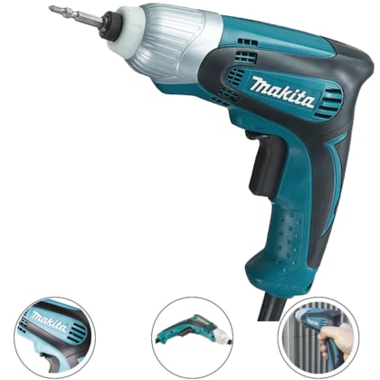 PARAFUSADEIRA DE IMPACTO 230 W DE 1/4 POL. 220v TD0100 MAKITA