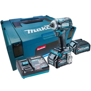 PARAFUSADEIRA DE IMPACTO A BATERIA 40V Li-Ion 220Nm -TD001GD201 - MAKITA Voltagem:220V PARAFUSADEIRA DE IMPACTO A BATERIA 40V Li-Ion 220Nm -TD001GD201 - MAKITA Voltagem:220V