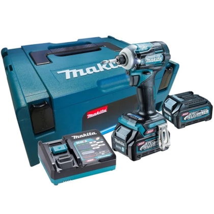 PARAFUSADEIRA DE IMPACTO A BATERIA 40V Li-Ion 220Nm -TD001GD201 - MAKITA Voltagem:220V PARAFUSADEIRA DE IMPACTO A BATERIA 40V Li-Ion 220Nm -TD001GD201 - MAKITA Voltagem:220V